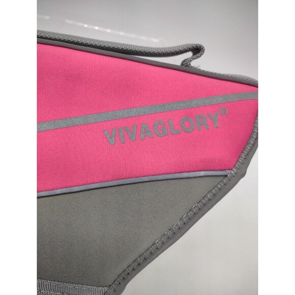 Vivaglory Dog Flotation Vest High Visibility Hot Pink Harness Reflective Medium - Picture 2 of 8